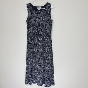 Laura Jeffries Black/White Floral Dress, Size 10